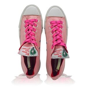 Converse Chuck Taylor All Star Low Top Dr Seuss The Grinch Pink Lace Up Women 10